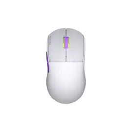 Mouse Gaming HATOR Quasar 2 PRO Wireless White/Blue 26K DPI